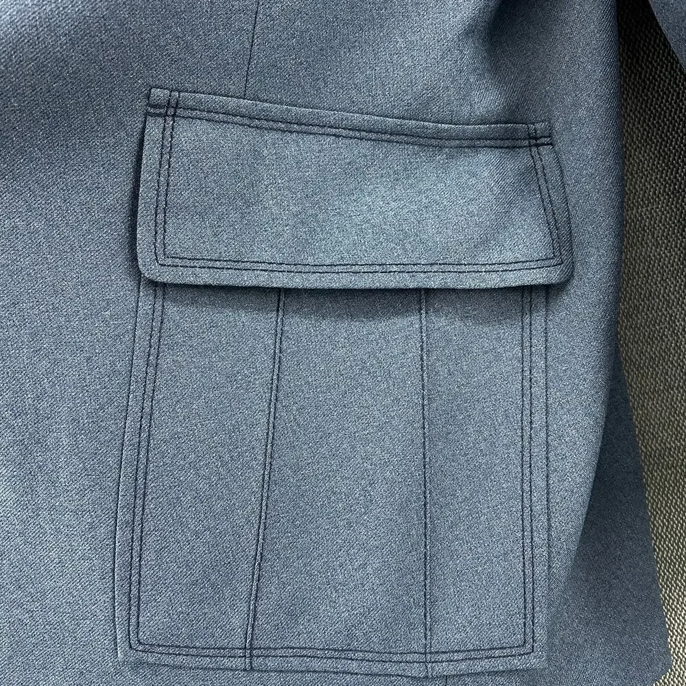 Vintage Johnny Carson For The Gay Blade‎ Mens Blue Blazer Sports Coat Size 44